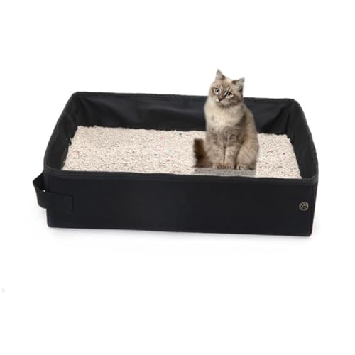 FOMIYES Kasten dustbin mülltütenhalter streuwanne Water Proof mülltonnenhaus Mülltoilette Falten Haustier Katzenklo draussen Katzentoilette Katzenbecken faltbar Mülleimer Hundekäfig Reisen von FOMIYES