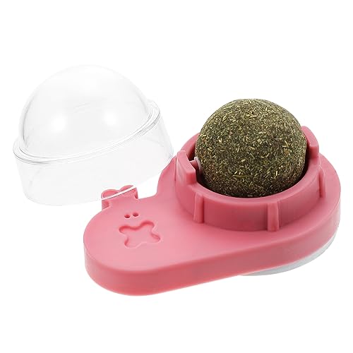 FOMIYES Katze Mu Tian Polygonum Ball Selbstklebender Ball Mit Katzenminze Spielzeug Versuchung Katzenleckereien Essbare Katzenminze-Kugeln Autos Spielset Silberrebe Drinnen Rotieren Pp von FOMIYES