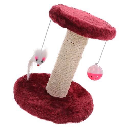 FOMIYES Kratzbaum Für Katzen Kratzbaum Sisalseil Kätzchen Kratzbaum Kratzbaumständer Kratzstange Für Katzen Kratzbaum Turm Vertikaler Kratzbaum Rollstange Sisalseil Boden Haushalt von FOMIYES