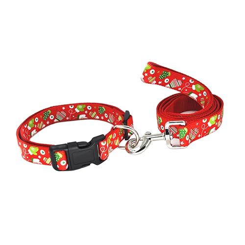 FOMIYES Weihnachtshandschuhe-Muster Haustierhalsband und Leine Set mit Hundehalsbändern Haustier-zugseil Modisches Design Größe XL FOMIYES Weihnachtshandschuhe-Muster Haustierhalsband und Leine Set mit Hundehalsbändern Haustier-zugseil Modisches Design Größe XL von FOMIYES
