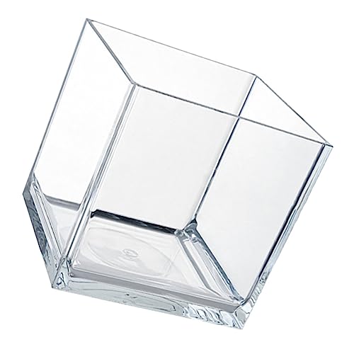 FOMIYES Mini-Aquarium Fisch kleine Glasbehälter Terrarien Kleiner Plastikbehälter Wohnaccessoire Multifunktions-Betta-Tank Explosionsgeschützt Betta-Panzer Haushaltsprodukte Container STK von FOMIYES