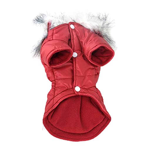 FOMIYES Haustier Hund Mäntel Wärme Modische Dackel Haustier Jacke Zip-up Haustier Kleidung Größe Xs von FOMIYES