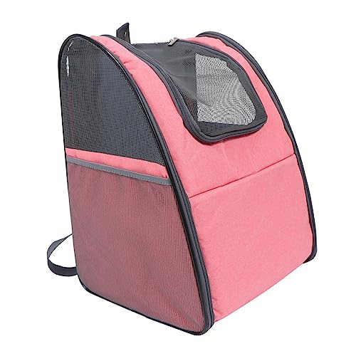 FOMIYES Rucksack Für Haustiere Erweiterbarer Rucksack Zusammenklappbarer Rucksack Rucksackträger Für Hunde Katzen-umhängetasche Hundetragerucksack Handtasche Faltbar Segeltuch Reisen von FOMIYES