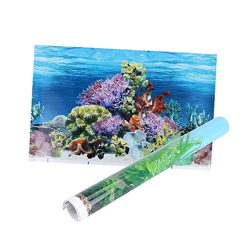 FOMIYES 3D-Aufkleber Aufkleber Für Wasserpflanzen Paper Cling Decals Aufkleber Botanische Aufkleber Aquarium-Hintergrund-Aufkleber Aufkleber Aus Papier Doppelseitig Dekorationen von FOMIYES