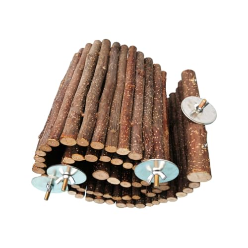 FOMIYES Pet Kletterbrücke Für Kleintiere Spielzeug Für Hamster Mäuse Und Andere Nager Hängende Brücke Und Haustierbedarf Natürlichem Material FOMIYES Pet Kletterbrücke Für Kleintiere Spielzeug Für Hamster Mäuse Und Andere Nager Hängende Brücke Und Haustierbedarf Natürlichem Material von FOMIYES