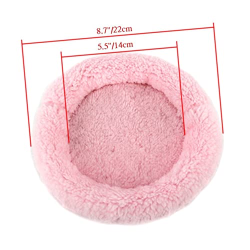 FOMIYES Hamster-pad-Bett Meerschweinchen Bett Hamsterhausmatte Hamstermatte Hamster Winter Warm Schlafunterlage Für Kleintiere Wurfkissen Hamsterbett Warm Futter Für Meerschweinchen Igel von FOMIYES