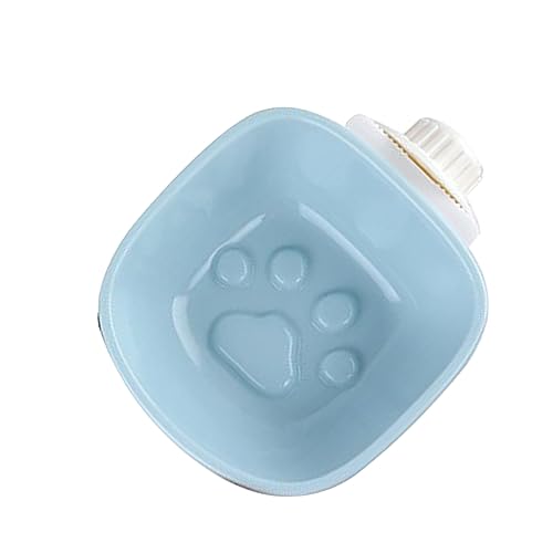 FOMIYES pet Supplies haustierbedarf The Blue Hund Haustier Trinknapf Futterspender für Wasser hängende Haustierschüssel Käfigmontierter Katzennapf der Hund Haustiernapf Geschirr Zubringer von FOMIYES