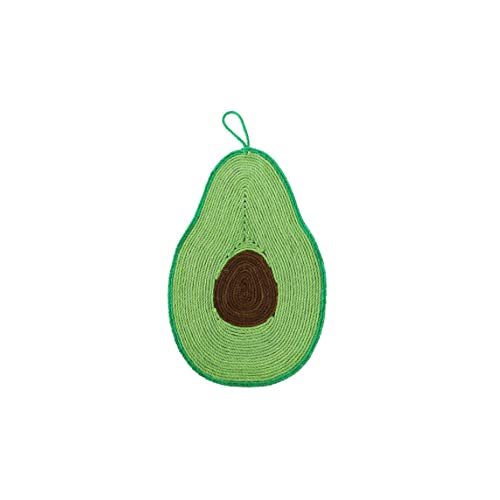 Avocado Form Katzenkratzmatte, Natürliche Sisal Katze Kratzmatten, Horizontale Katze Boden Kratzpad Teppich, Schützen Sie Teppiche und Sofas von FOMUNI