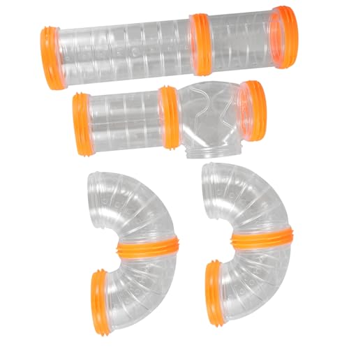 FONDOTIN Hamster Tube Set Meerschweinchen Tube Robustes Plastik Ratten Spielzeug Set Käfig Zubehör von FONDOTIN