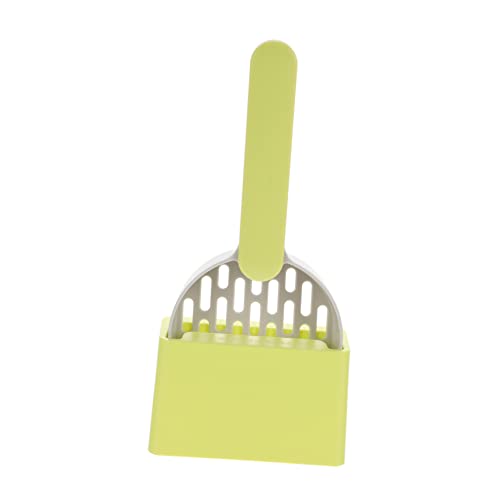 FONDOTIN 1 Satz Schaufel für Katzenstreu Katzenkotschaufel Katzenwasserspender Produkte Büschel Wurf katzenklo zubehör cat Litter Shovel Katzenstreu Scoop Kätzchen-Aufräumschaufel Abs Green von FONDOTIN