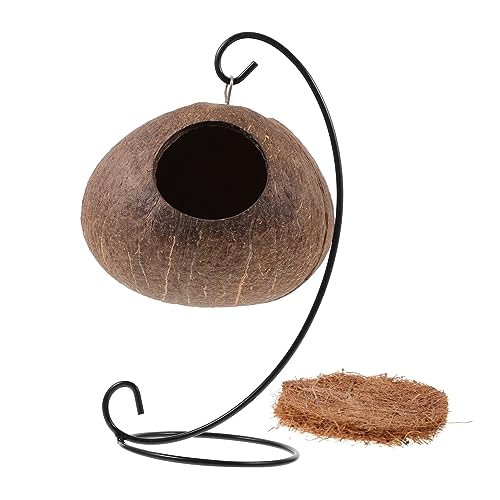 FONDOTIN 1 Set Hamster Spielzeug Hamster Kokosnuss Shell Nest Hamster Hängen Tiere Nest von FONDOTIN