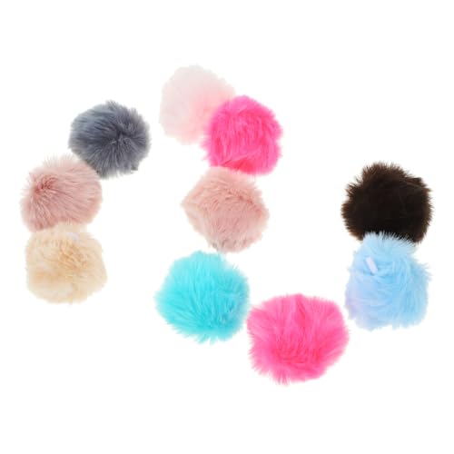 FONDOTIN 10stücke Flauschige Bälle Katzenspielzeug Leicht Für Kätzchen Pomponbälle Bastel-Pompons Katzenspielzeug-Pompons FONDOTIN 10stücke Flauschige Bälle Katzenspielzeug Leicht Für Kätzchen Pomponbälle Bastel-Pompons Katzenspielzeug-Pompons von FONDOTIN
