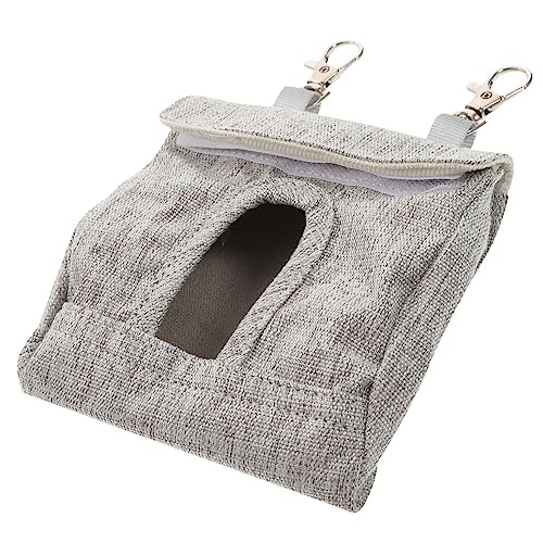 FONDOTIN 1Stk Kleidersack Häschen-Feeder gießen bräunen Plüsch Netz Hamster Hase Kaninchenheuhalter Heubehälter Heu-Aufbewahrungstasche Tasche für Tiernahrung Futterspender Stoff Coffee von FONDOTIN