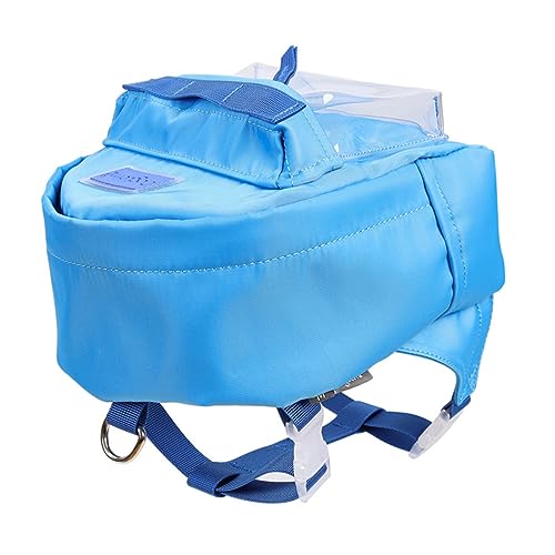 FONDOTIN 1Stk Rucksack für Haustiere Hundeschlingen für mittelgroße Hunde Transportbox für Haustiere Hundetragetuch pet Backpack Dog Backpack kreativer Rucksack Wandertasche TPE-Plane Blue von FONDOTIN