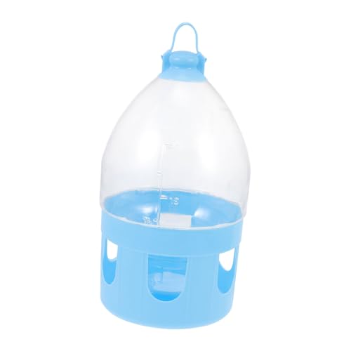 FONDOTIN 1Stk Taubenkessel Taubenflasche automatischer Sittich-Futterspender Wasserspender für Katzen vogelfutterspender vogelfutterhäuschen taubentrinkversorgung Taubenversorgung PVC Blue von FONDOTIN