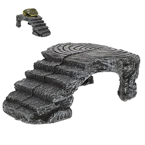 FONDOTIN 1pc Harzschildkröte Trocknungsplattform Reptilienschildkrötenklettern Slope Terrasse von FONDOTIN