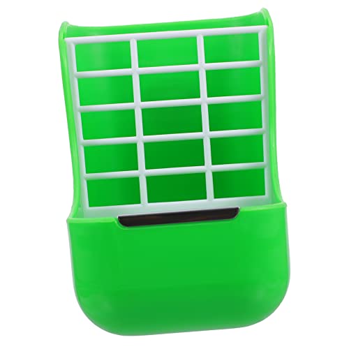 FONDOTIN 1stk Hasengrasständer Futterspender Schalen Für Kleine Tiere Hund Essen Hasenfressgitter Kaninchen Hasenheuhalter Hamster Spielzeughase Futterraufe Für Heu Krippe Plastik Green von FONDOTIN