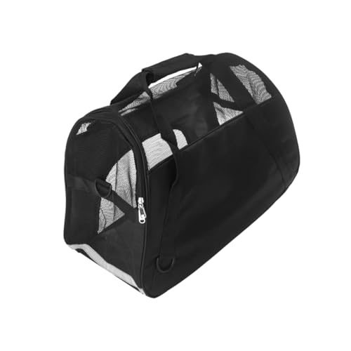 FONDOTIN 1stk Haustiertasche Kleiner Hundetransporter Tragbar Hundetasche Träger Haustierkiste Reisekiste Für Hunde Tragetasche Für Haustiere Rucksackträger Für Hunde Hund Tragetasche Black von FONDOTIN