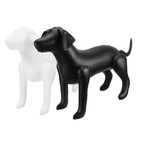 FONDOTIN 2St Haustierbekleidungsmodell Hunde Puppe züchten Ausstellung von Haustierkleidung Rassen Kauer tierkostüme Animal Costume aufblasbarer Hund Haustierkostüm-Ausstellungsmodell PVC von FONDOTIN