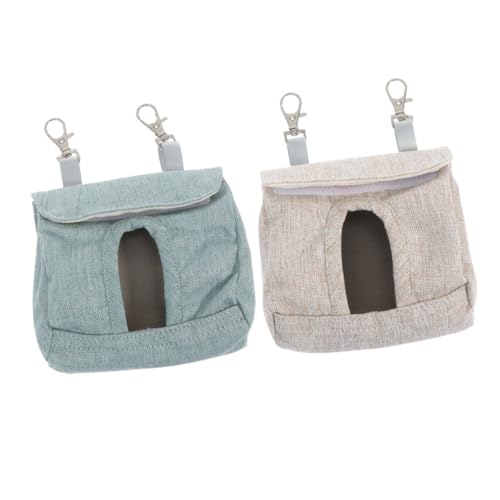 FONDOTIN 2Stücke Heu Chinchilla Fütterungssack Hängender Futterspender für Kleine Haustiere Material für Meerschweinchen und Nager FONDOTIN 2Stücke Heu Chinchilla Fütterungssack Hängender Futterspender für Kleine Haustiere Material für Meerschweinchen und Nager von FONDOTIN