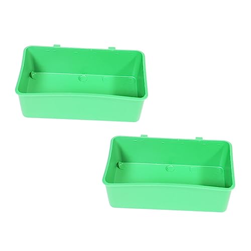 FONDOTIN 2pc Vogel Badebecken Für Papageien Vögel Papagei Bad Dusche Haustier Vogel Badewanne Grün Praktische Design von FONDOTIN