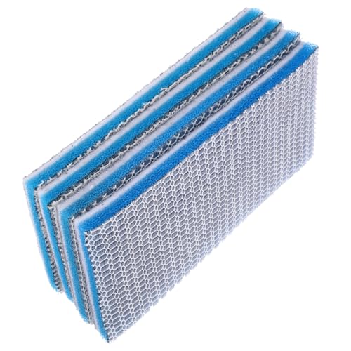 FONDOTIN 4 Stück Aquarium Baumwolle Wasserhülle Reinigungsschwämme Aquarium Schwamm Aquarium Pad Pads Für Aquarien Aquarium Tank Schwamm Polyester von FONDOTIN