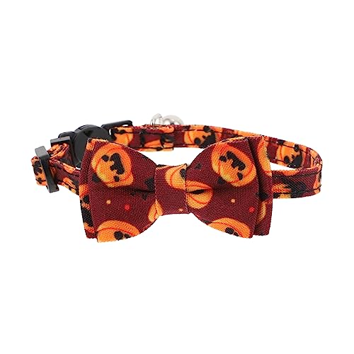 FONDOTIN 4 Stück Katzenhalsband kleines Welpenhalsband verstellbares Halloween-Halsband für Haustiere Halloween Dekoration Halloween-Dekoration Halloween-Haustier-Dekor verstellbares Dekor von FONDOTIN