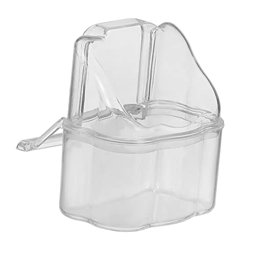 FONDOTIN 5st Vogelfütterer Spender Flasche Behälter Wasserbrunnen Für Hamster Vogelkäfig Papagei Vogel Trinkbecher Futternapf Für Hamster Finkenfutter Pumpe Transparent Plastik von FONDOTIN