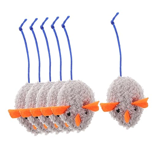 FONDOTIN 6 Stück Katzenspielzeug Kitten kratzspielzeug für Katzenliebhaber Soft Toy Katzenminze Katzen-Mäuse- Interaktives für Katzen Plüsch FONDOTIN 6 Stück Katzenspielzeug Kitten kratzspielzeug für Katzenliebhaber Soft Toy Katzenminze Katzen-Mäuse- Interaktives für Katzen Plüsch von FONDOTIN