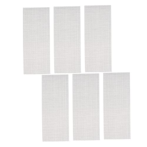 FONDOTIN 6pcs Fisch Net Aquarium Fisch Net für Aquarium Edelstahl Draht Mesh Pad Aquarium Mesh Pad von FONDOTIN