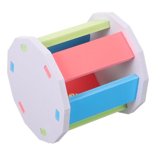 FONDOTIN Buntes Hamster Laufrad Farbiger Hamster Für Käfig Ideales Trainingsspielzeug Für Hamster Ratten Und Kleintiere Großes Hamster Rad Für Aktive Bewegung Und Spielspaß von FONDOTIN