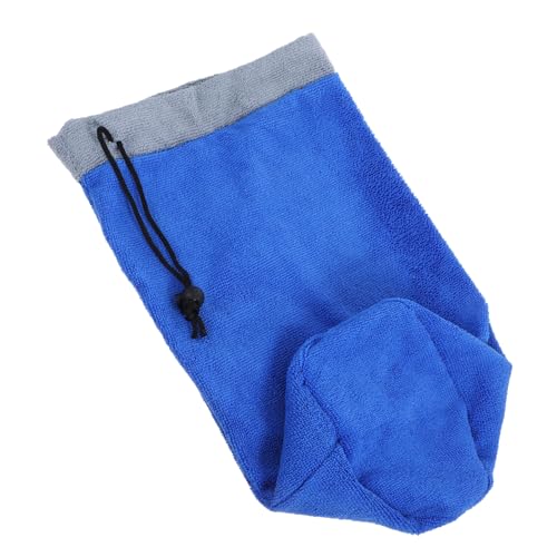 FONDOTIN Eichhörnchen-Badetuch Frettchen-Badetuchtasche Meerschweinchen-Handtuch Bartagamenbad Haustier-Trockensack Bartagamen-Badewanne Stoff Blue von FONDOTIN