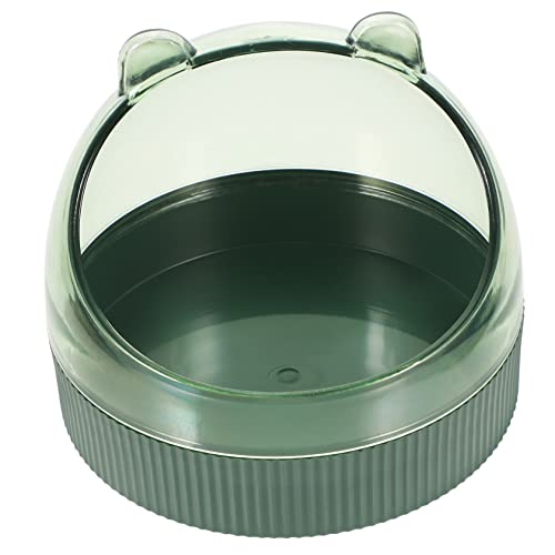 FONDOTIN Futternapf Für Kleintiere Träger Katzennapf Hundenäpfe Becher Futternäpfe Für Haustiere Faltbar Zwinger Automatisch Große Hundewasserschale Hängende Futternäpfe Essen Green Acryl von FONDOTIN