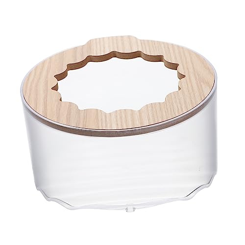 FONDOTIN Hamster Toilette Seife Wannen Sandkasten Hamsterkäfig Ratten Hamster klo Hamster sandbad Hamster Badezimmer Hamster-Badbox Hamsterbadewanne klare hamstertoilette Abs Transparent von FONDOTIN