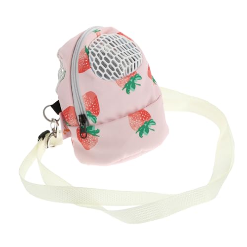 FONDOTIN Hamster Tragetasche Für Outdoor Reisen Atmungsaktive Schultertasche Aus Segeltuch Für Kleine Haustiere Ideal Für Hamster Meerschweinchen Und Kaninchen Leicht Und von FONDOTIN