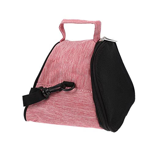 FONDOTIN Pet Carrier Hamster Aus Tasche Kaninchentasche Hamstertasche Meerschweinchentasche Transportbox Für Haustiere Reisetasche Rattenträger Atmungsaktive Tragetasche Für Hamster Oxford-Stoff Rosa von FONDOTIN