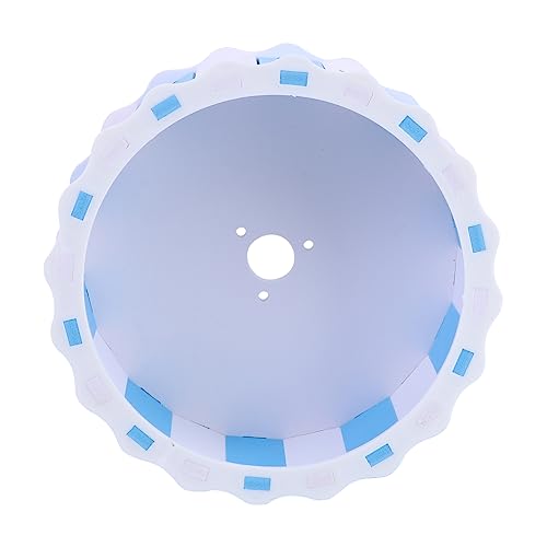 FONDOTIN Hamster spielt Rad Hamster hamsterspielzeug Hamster Wheel Toy Hamster Silent Wheel großes Rattenrad Hund aufblasbar Abs Holzrad Hamsterrad Bambus Blue von FONDOTIN