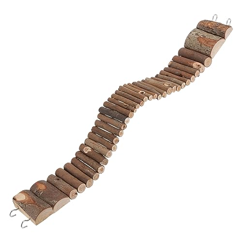 FONDOTIN Hamsterleiter-Spielzeug Holzleiter Für Spielzeug-hängemattenbrücke Für Kleintiere FONDOTIN Hamsterleiter-Spielzeug Holzleiter Für Spielzeug-hängemattenbrücke Für Kleintiere von FONDOTIN