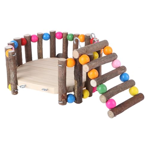 FONDOTIN Holz Hamster Plattform Leiter Set Größe Pet Spielzeug Krabbeln Leiter Hamster Liefert FONDOTIN Holz Hamster Plattform Leiter Set Größe Pet Spielzeug Krabbeln Leiter Hamster Liefert von FONDOTIN
