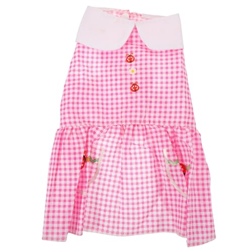 FONDOTIN Haustier Hund Prinzessin Kleid Outfits Hundewindeln Hunderobe Hundekürbiskostü Hunde-Outfit Kleidung Haustier Hund Kleid Haustier Sommerkostü Welpen Sommerkostü Polyester Rosa von FONDOTIN