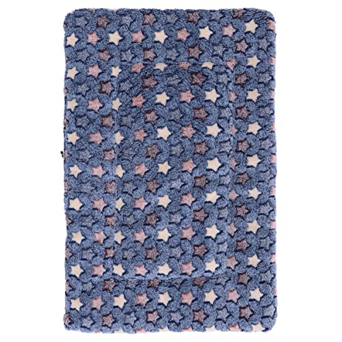 FONDOTIN Haustiermatte Decke Universelles Haustierbett Cooles hundebett Decken für den Winter Animal Polster tierkissen einfache Hundematte Schlafmatte für Haustiere Flanell Blue von FONDOTIN