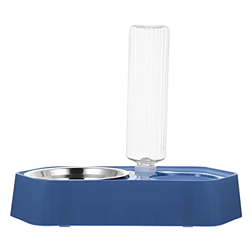 FONDOTIN Haustiernapf Kette Futterautomat für Hunde verschütten Hundenäpfe Neon pet Feeder pet Water Bowl katzenfutter Werkzeug Futterautomat für Haustiere Nackenschutz-Futternapf pp Blue von FONDOTIN