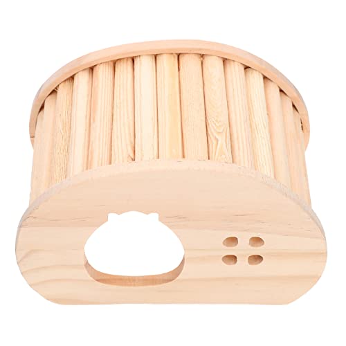 FONDOTIN Holz Hamsterhaus mit Treppendach Sicheres Versteck für Kleine Haustiere Langlebig und Knabbarsicher für Hamster Spielplatz FONDOTIN Holz Hamsterhaus mit Treppendach Sicheres Versteck für Kleine Haustiere Langlebig und Knabbarsicher für Hamster Spielplatz von FONDOTIN