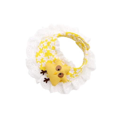 FONDOTIN Hund Halskette tierische bescherung hundegeschenk hundekleider Dog Clothes Hundeschal Hundedecke Hundepflegeset Kragen Welpe Hundelätzchen Hund verkleiden Yellow von FONDOTIN