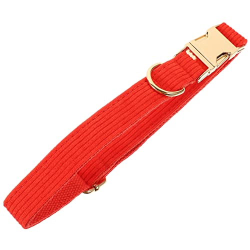 FONDOTIN Hundehalsband Haustier Dekor Für Hunde Halsband Für Haustiere Outdoor-zubehör Kleines Welpenhalsband Hund Halsbekleidung Für Mittelgroße Hunde Tuch Rot von FONDOTIN