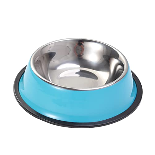 FONDOTIN Hundenapf Doggy Fish Feeder Futternapf Haustiernäpfe Einzelnapf Haustiernäpfe Haustierzubehör Tierfutternapf Welpen Hunde Hundefutter Haustierbedarf Blau von FONDOTIN