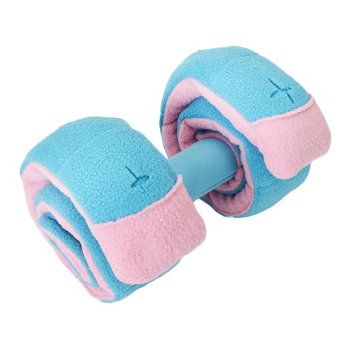 FONDOTIN Hunde-Sound-Spielzeug Hunde-Ablenkungsspielzeug Haustier-Vokalisierungs-Plüsch Haustierbedarf Kauspielzeug für Hunde 25 x 15 cm Rosa/Blau von FONDOTIN