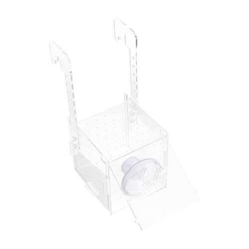 FONDOTIN Kasten Isolationsbox für Aquarien Aquariumzubehör Zuchtbox für Fische Futterspender Monitor automatisch Netz Transparenter Babyfisch-Trenner Professioneller -Fischtrenner Acryl von FONDOTIN