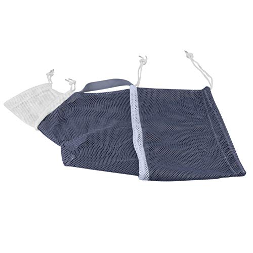 FONDOTIN Katzentasche waschen Katzentoilette groß Air-Tag-Katzenhalsband Kühlung Katzen pfotenpflege katzenpfoten Pflege Katze waschtasche Katze badewanne zurückhaltung Polyester-Netz Grey von FONDOTIN