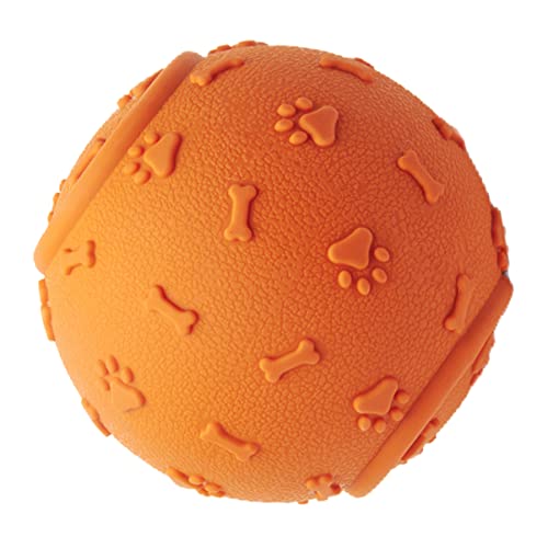 FONDOTIN Kauspielzeug für Hunde Spielzeug für draußen Ballspielzeug für Hunde Outdoor-Spielset Beißspielzeug Spielzeuge Welpen-Backenzahn-Spielzeug Hund Gummiball elastisch Reinigungskugel von FONDOTIN